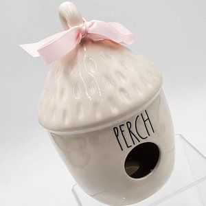 Rae Dunn Acorn Shaped PERCH Birdhouse - NWOT